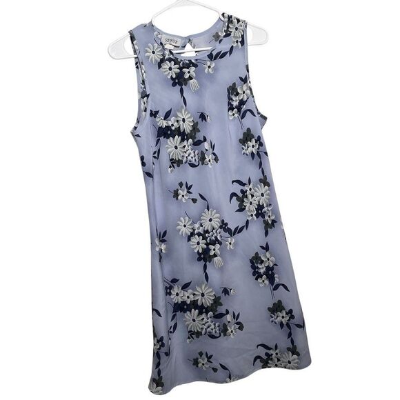Sense Dress Women's Small Floral Shift Sleeveless Y2k Mini Lightweight Casual - Picture 1 of 9